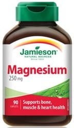 Jamieson High Potency Magnesium 250mg (90 Caplets)