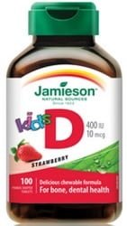 Jamieson Kids Chewable Vitamin D 400 IU (100 Tablets)