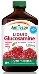 Jamieson Liquid Glucosamine 1500mg - Wild Cherry (350mL)