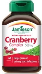 Jamieson Maximum Concentrate Cranberry Complex 500mg (60 Capsules)