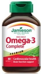Jamieson Omega-3 Complete 1000mg (80 Softgels)
