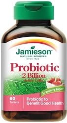 Jamieson Probiotic Chewable - Strawberry Yogurt (60 Chewable Tablets)