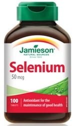 Jamieson Selenium 50mcg (100 Tablets)