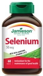 Jamieson Selenium 50mcg (60 Tablets)