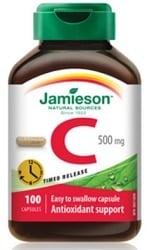 Jamieson Vitamin C 500mg Timed Release (100 Capsules)