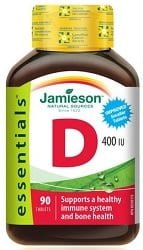Jamieson Vitamin D 400 IU (90 Tablets)