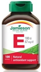 Jamieson Vitamin E 100 IU/67mg AT (100 Softgels)