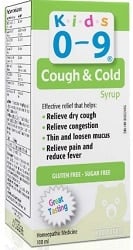 Kids 0-9 Cough & Cold Syrup (100mL)