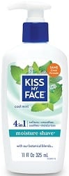 Kiss My Face Cool Mint Shaving Cream (325mL)