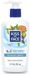 Kiss My Face Fragrance Free Shaving Cream (325mL)