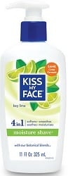 Kiss My Face Key Lime Shaving Cream (325mL)