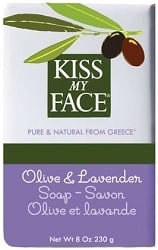 Kiss My Face Large Olive & Lavender Bar Soap (230g)