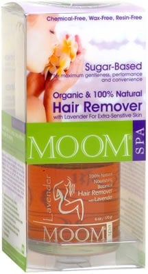 MOOM Organic Hair Removal Kit with Lavender (SPA Formula)