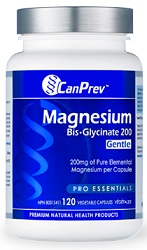 Magnesium BisGlycinate 200 (120 Vegetable Capsules)