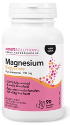 Magnesium Bisglycinate 200mg (90 Vegetarian Capsules) - Smart Solutions