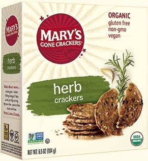 Mary's Crackers - Herb Gluten Free