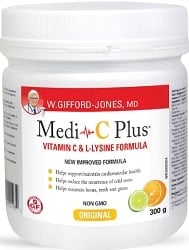 Medi C Plus Vitamin C & Lysine - Original (Citrus) (300g)