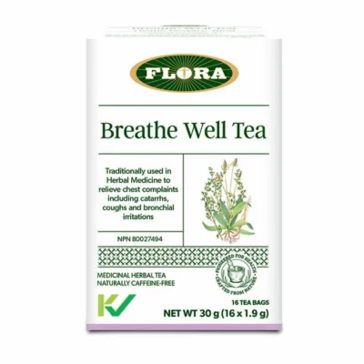Flora Breathe Well Tea feature