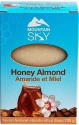Mountain Sky Honey Almond Soap Bar (135g)