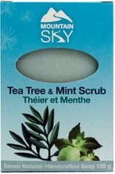 Mountain Sky Tea Tree & Mint Scrub Soap Bar (135g)