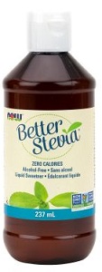 NOW Better Stevia Liquid Sweetener Alcohol Free 237mL
