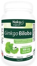 Naka Ginkgo Biloba 400mg (240 Capsules)