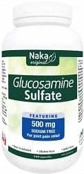 Naka Glucosamine Sulfate Sodium Free 500mg (240 Capsules)