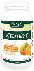 Naka Vitamin C Time Release 1000mg (100 Tablets)