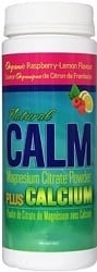 Natural Calm Magnesium Citrate Powder Plus Calcium - Raspberry Lemon (454g)