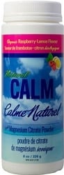 Natural Calm Magnesium Citrate Powder – Raspberry Lemon (226g)