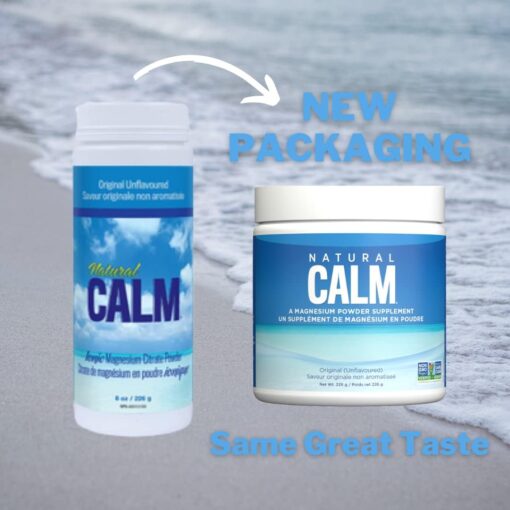 Nat Calm Magnesium Powder new look