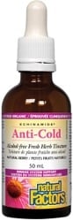 Natural Factors Anti-Cold Alcohol Free Herb Tincture - Natural Berry (50mL)