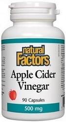 Natural Factors Apple Cider Vinegar 500mg (90 Capsules)