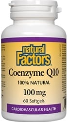 Natural Factors Coenzyme Q10 100mg (60 Softgels)