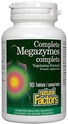 Natural Factors Complete Megazymes Vegetarian Formula (90 Tablets)