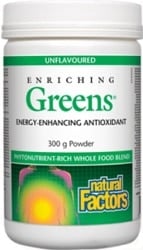 Natural Factors Enriching Greens - Unflavoured Powder (150g)