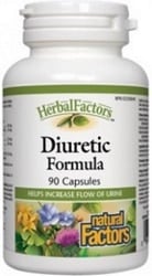 Natural Factors HerbalFactors Diuretic Formula (90 Capsules)