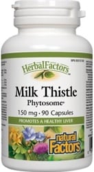 Natural Factors HerbalFactors Milk Thistle Phytosome 150mg (90 Capsules)