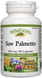 Natural Factors HerbalFactors Saw Palmetto (90 Capsules)