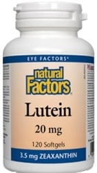 Natural Factors Lutein 20mg (120 Softgels)