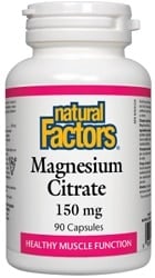 Natural Factors Magnesium Citrate 150mg (90 Capsules)