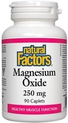 Natural Factors Magnesium Oxide 250mg (90 Caplets)