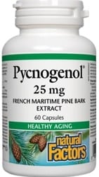 Natural Factors Pycnogenol 25mg (60 Capsules)