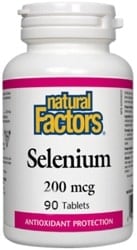 Natural Factors Selenium 200mcg (90 Tablets)