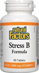 Natural Factors Stress B Formula Plus 1000mg Vitamin C (90 Tablets)