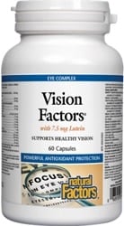 Natural Factors Vision Factors with 7.5mg Lutein (60 Capsules)
