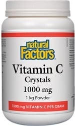 Natural Factors Vitamin C 1000mg Crystals (1kg=2.2LB)