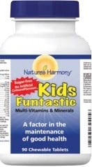 Nature's Harmony Kids “Funtastic” Multi-Vitamins & Minerals (90 Chewable Tablets)