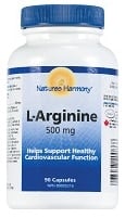 Nature's Harmony L-Arginine 500mg (90 Capsules)