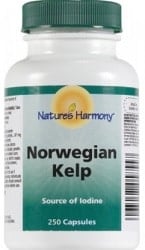 Nature's Harmony Norwegian Kelp 650mg (250 Capsules)